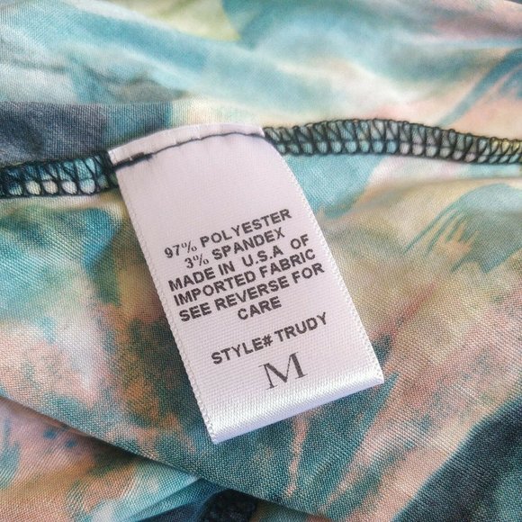 From The Heart Tropical Leopard Print Tunic Dress. c - Picture 9 of 10